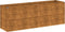 vidaXL - Plantenbak - verhoogd - 196x50x69 - cm - cortenstaal