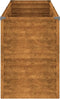 vidaXL - Plantenbak - verhoogd - 196x50x69 - cm - cortenstaal