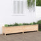 vidaXL - Plantenbak - verhoogd - 199,5x40x39 - cm - massief - grenenhout