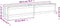 vidaXL - Plantenbak - verhoogd - 199,5x40x39 - cm - massief - grenenhout - wit