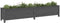 vidaXL - Plantenbak - verhoogd - 199,5x40x39 - cm - massief - grenenhout - grijs