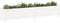 vidaXL - Plantenbak - verhoogd - 199,5x40x39 - cm - massief - grenenhout - wit