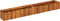 vidaXL - Plantenbak - verhoogd - 200x30x25 - cm - massief - acaciahout