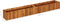 vidaXL - Plantenbak - verhoogd - 200x30x25 - cm - massief - acaciahout