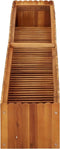 vidaXL - Plantenbak - verhoogd - 200x30x25 - cm - massief - acaciahout