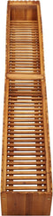 vidaXL - Plantenbak - verhoogd - 200x30x25 - cm - massief - acaciahout
