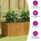vidaXL - Plantenbak - verhoogd - 200x40x40 - cm - cortenstaal