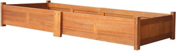 vidaXL - Plantenbak - verhoogd - 200x50x25 - cm - acaciahout