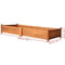vidaXL - Plantenbak - verhoogd - 200x50x25 - cm - acaciahout