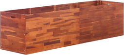 vidaXL - Plantenbak - verhoogd - 200x50x50 - cm - acaciahout