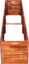 vidaXL - Plantenbak - verhoogd - 200x50x50 - cm - acaciahout