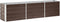vidaXL - Plantenbak - verhoogd - 240x40x45 - cm - gegalvaniseerd - staal - bruin