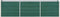 vidaXL - Plantenbak - verhoogd - 240x40x45 - cm - gegalvaniseerd - staal - groen
