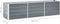 vidaXL - Plantenbak - verhoogd - 240x40x45 - cm - gegalvaniseerd - staal - grijs