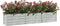 vidaXL - Plantenbak - verhoogd - 240x40x45 - cm - gegalvaniseerd - staal - zilver