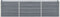 vidaXL - Plantenbak - verhoogd - 240x40x45 - cm - gegalvaniseerd - staal - grijs
