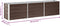 vidaXL - Plantenbak - verhoogd - 240x40x45 - cm - gegalvaniseerd - staal - bruin