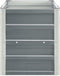 vidaXL - Plantenbak - verhoogd - 240x40x45 - cm - gegalvaniseerd - staal - grijs