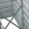 vidaXL - Plantenbak - verhoogd - 240x40x45 - cm - gegalvaniseerd - staal - bruin