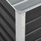 vidaXL - Plantenbak - verhoogd - 240x40x45 - cm - gegalvaniseerd - staal - antraciet