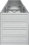 vidaXL - Plantenbak - verhoogd - 240x40x45 - cm - gegalvaniseerd - staal - zilver