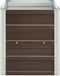 vidaXL - Plantenbak - verhoogd - 240x40x45 - cm - gegalvaniseerd - staal - bruin