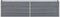 vidaXL - Plantenbak - verhoogd - 240x40x45 - cm - gegalvaniseerd - staal - grijs