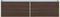 vidaXL - Plantenbak - verhoogd - 240x40x45 - cm - gegalvaniseerd - staal - bruin