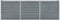 vidaXL - Plantenbak - verhoogd - 240x40x77 - cm - gegalvaniseerd - staal - grijs