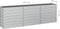 vidaXL - Plantenbak - verhoogd - 240x40x77 - cm - gegalvaniseerd - staal - zilver