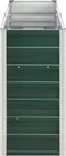 vidaXL - Plantenbak - verhoogd - 240x40x77 - cm - gegalvaniseerd - staal - groen