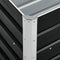 vidaXL - Plantenbak - verhoogd - 240x40x77 - cm - gegalvaniseerd - staal - antraciet