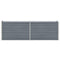 vidaXL - Plantenbak - verhoogd - 240x40x77 - cm - gegalvaniseerd - staal - grijs