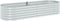 vidaXL - Plantenbak - verhoogd - 240x80x44 - cm - gegalvaniseerd - staal - zilver