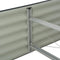 vidaXL - Plantenbak - verhoogd - 240x80x44 - cm - gegalvaniseerd - staal - grijs