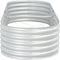 vidaXL - Plantenbak - verhoogd - 240x80x44 - cm - gegalvaniseerd - staal - zilver