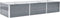 vidaXL - Plantenbak - verhoogd - 240x80x45 - cm - gegalvaniseerd - staal - grijs