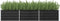 vidaXL - Plantenbak - verhoogd - 240x80x45 - cm - gegalvaniseerd - staal - antraciet