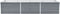 vidaXL - Plantenbak - verhoogd - 240x80x45 - cm - gegalvaniseerd - staal - grijs