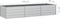 vidaXL - Plantenbak - verhoogd - 240x80x45 - cm - gegalvaniseerd - staal - zilver