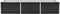 vidaXL - Plantenbak - verhoogd - 240x80x45 - cm - gegalvaniseerd - staal - antraciet