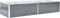 vidaXL - Plantenbak - verhoogd - 240x80x45 - cm - gegalvaniseerd - staal - grijs