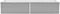 vidaXL - Plantenbak - verhoogd - 240x80x45 - cm - gegalvaniseerd - staal - grijs