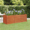 vidaXL - Plantenbak - verhoogd - 240x80x77 - cm - cortenstaal - roestig
