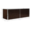 vidaXL - Plantenbak - verhoogd - 240x80x77 - cm - gegalvaniseerd - staal - bruin
