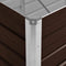 vidaXL - Plantenbak - verhoogd - 240x80x77 - cm - gegalvaniseerd - staal - bruin