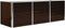 vidaXL - Plantenbak - verhoogd - 240x80x77 - cm - gegalvaniseerd - staal - bruin