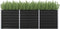 vidaXL - Plantenbak - verhoogd - 240x80x77 - cm - gegalvaniseerd - staal - antraciet