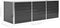vidaXL - Plantenbak - verhoogd - 240x80x77 - cm - gegalvaniseerd - staal - antraciet