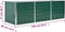 vidaXL - Plantenbak - verhoogd - 240x80x77 - cm - gegalvaniseerd - staal - groen